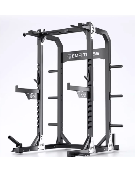 Free squat rack, home semi-frame bench press, professional Smith gantry rack, multi-functional weight bench, commercial equipment