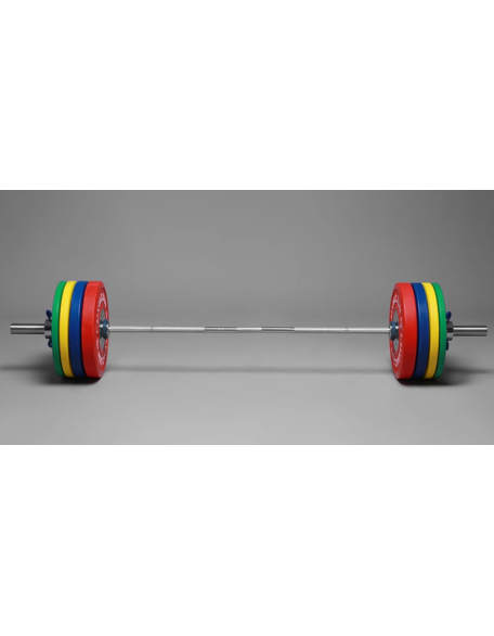 LUXIAOJUN Lu Xiaojun barbell competition piece weightlifting rubber piece fitness colorful barbell plate